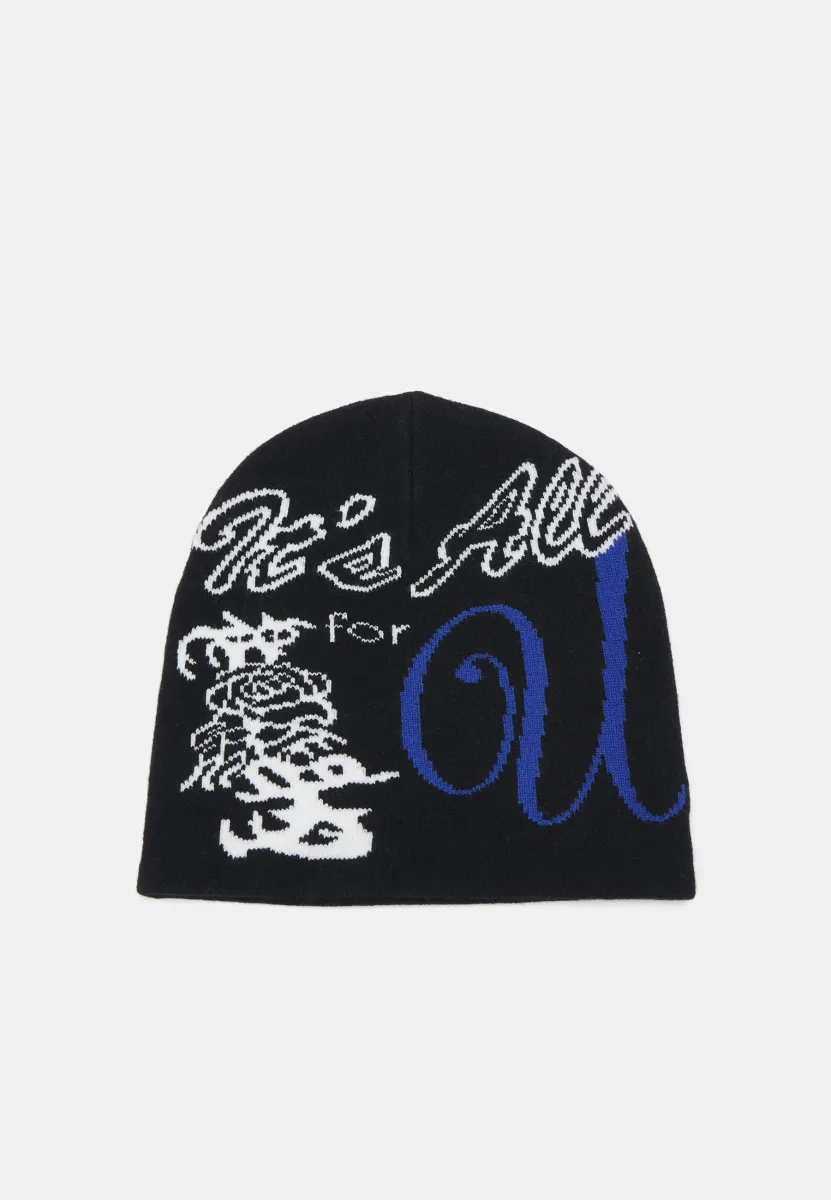ALL FOR YOU BEANIE UNISEX - Mütze - black