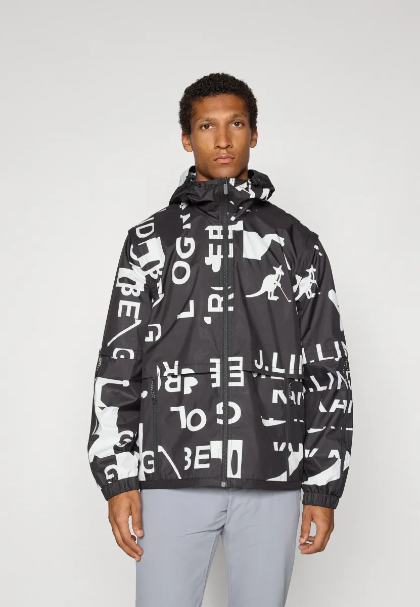 ALL GEAR OUTERWEAR - Hardshelljacke - black/white