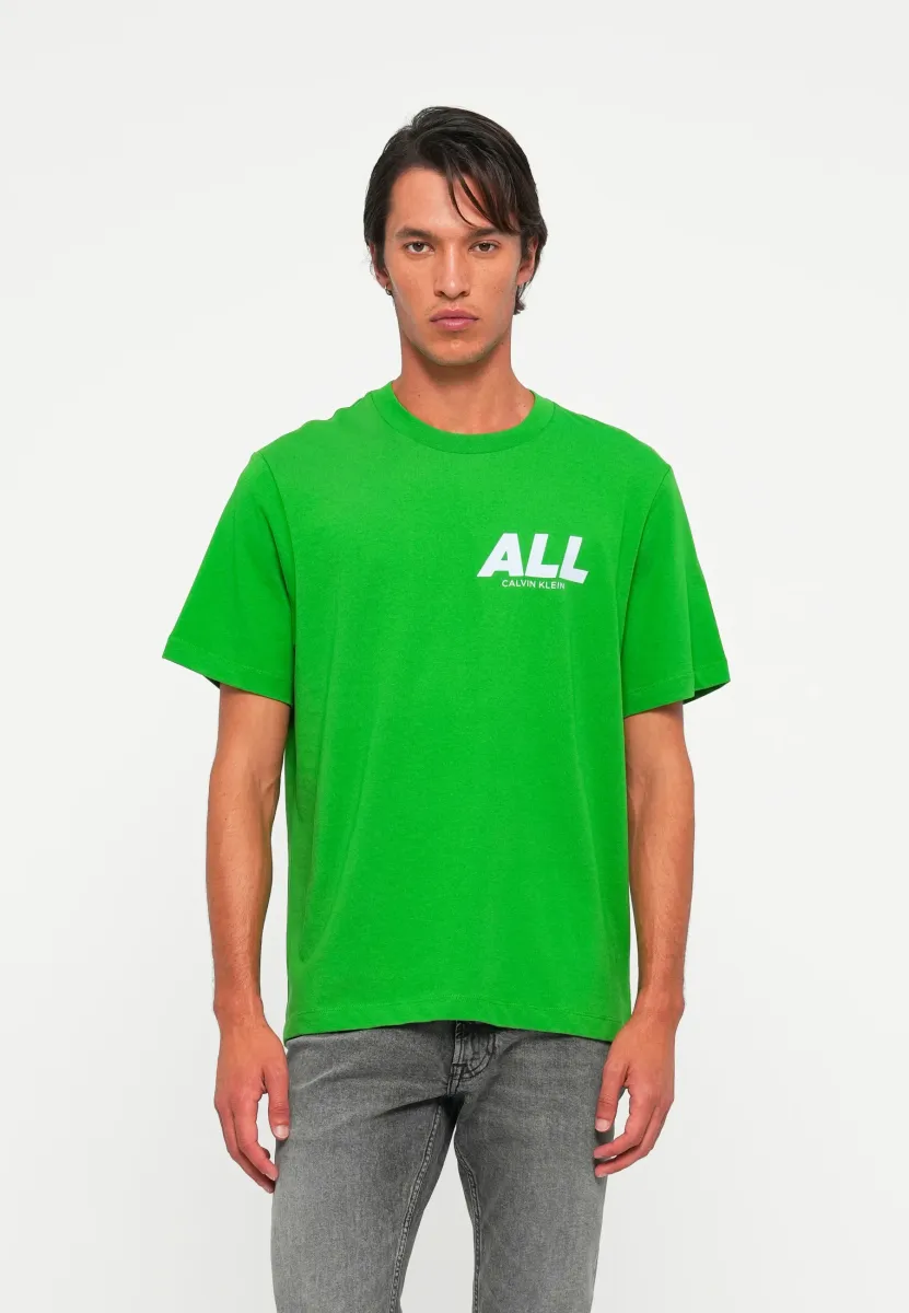 ALL GRAPHIC TEE - T-Shirt print - online lime