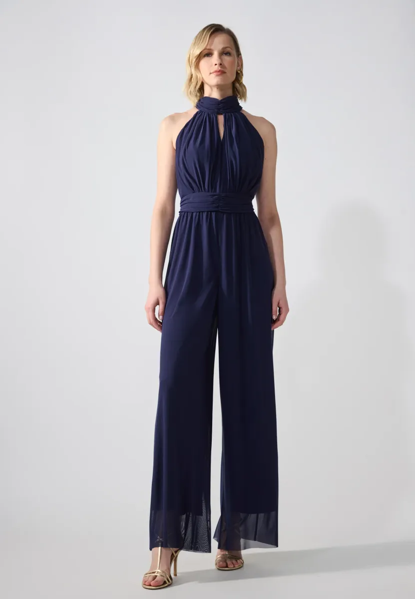ALL OVER MESH - Jumpsuit - dark blue