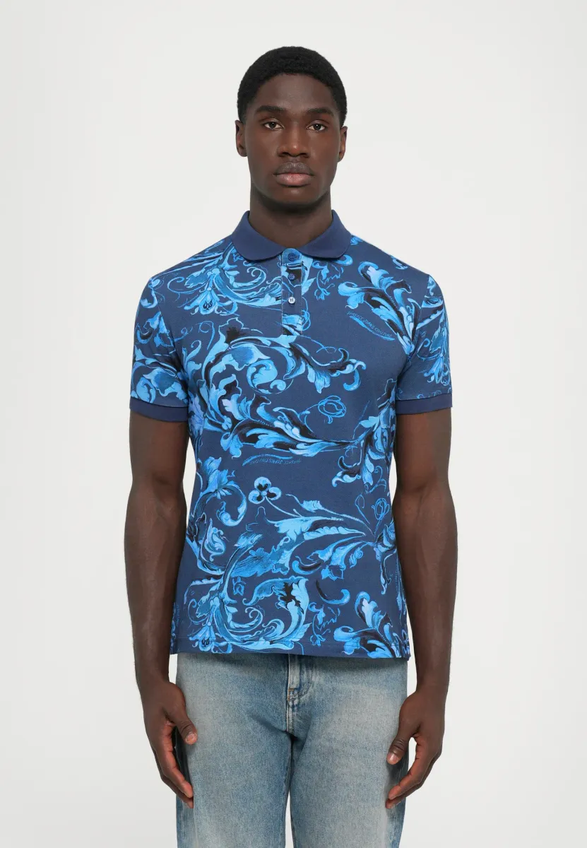 ALL OVER - Poloshirt - navy