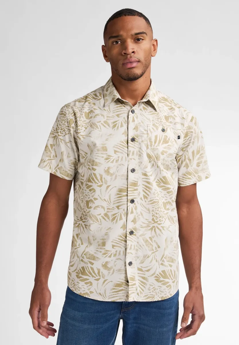 ALL-OVER PRINT SHIRT BARRACUDA - Hemd - seashell
