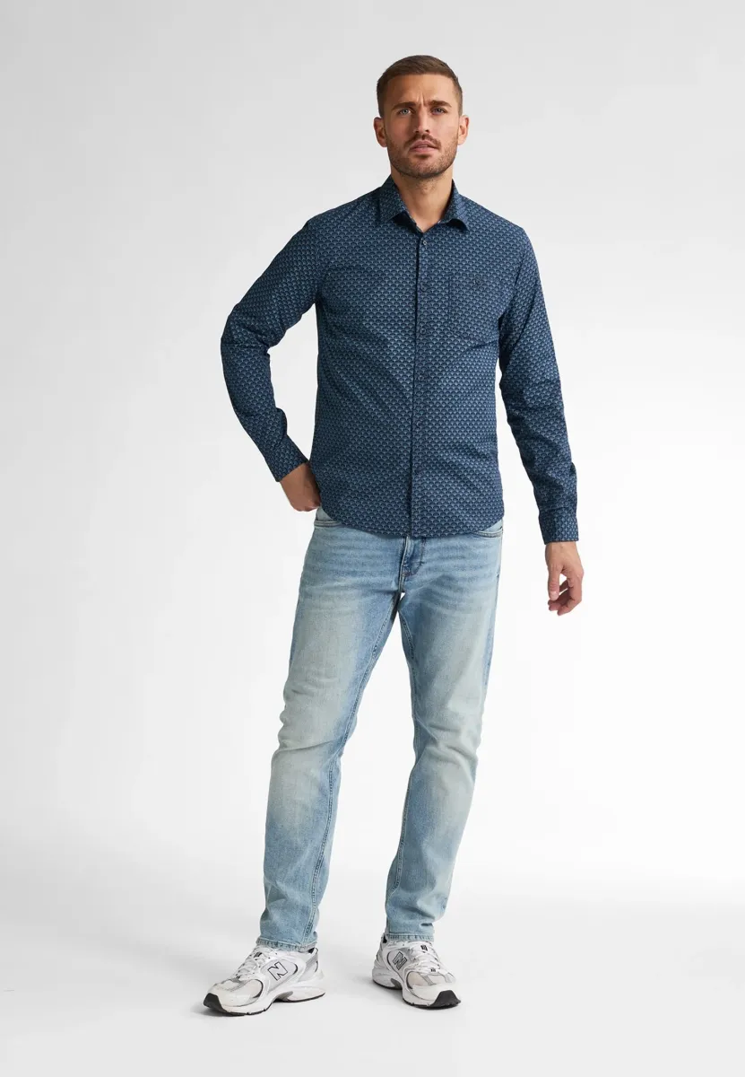 ALL-OVER PRINT SHIRT SEACRESTVIEW - Hemd - navy blue