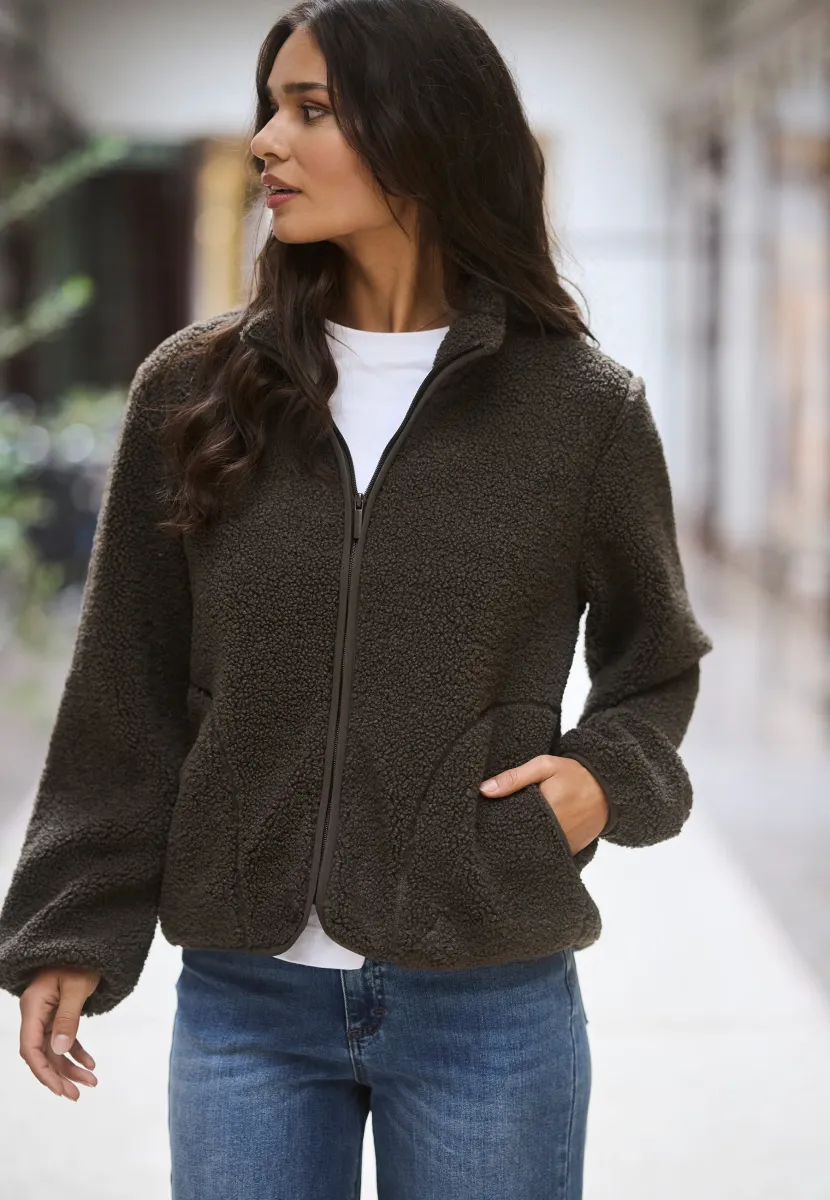 ALLY  - Fleecejacke - major brown