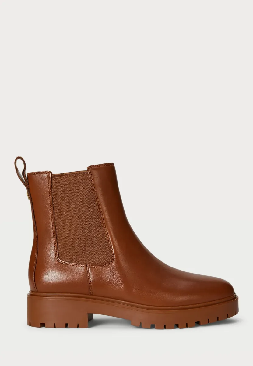 ALLYSON CALFSKIN BOOTIE - Stiefelette - tan