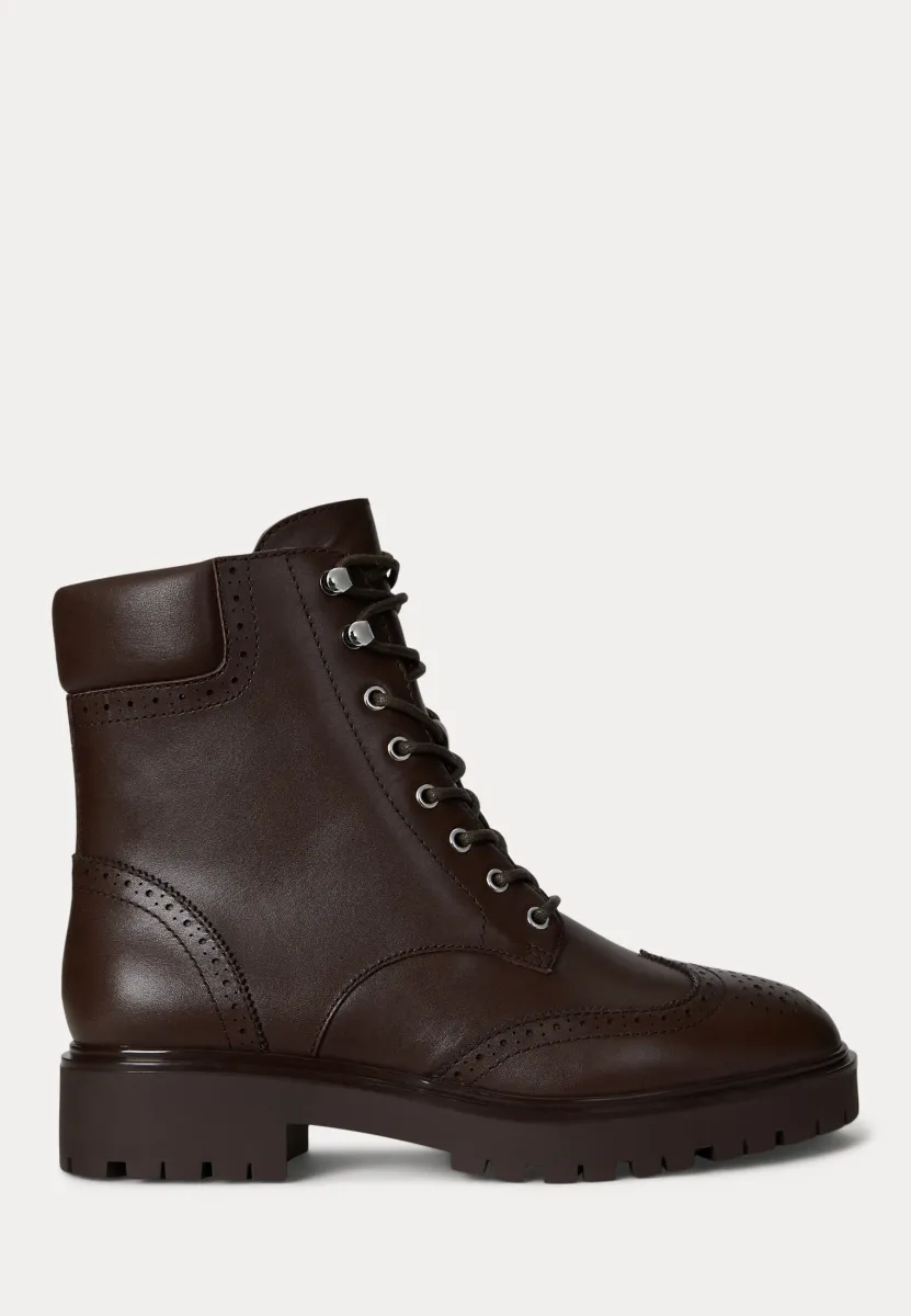 ALLYSON - Schnürstiefelette - dark hickory