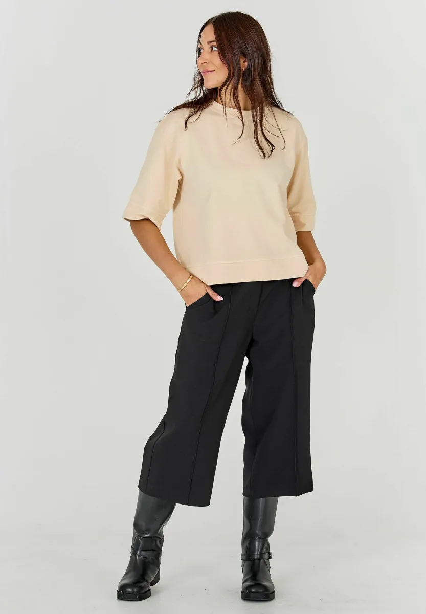 ALMA - T-Shirt basic - butter cream