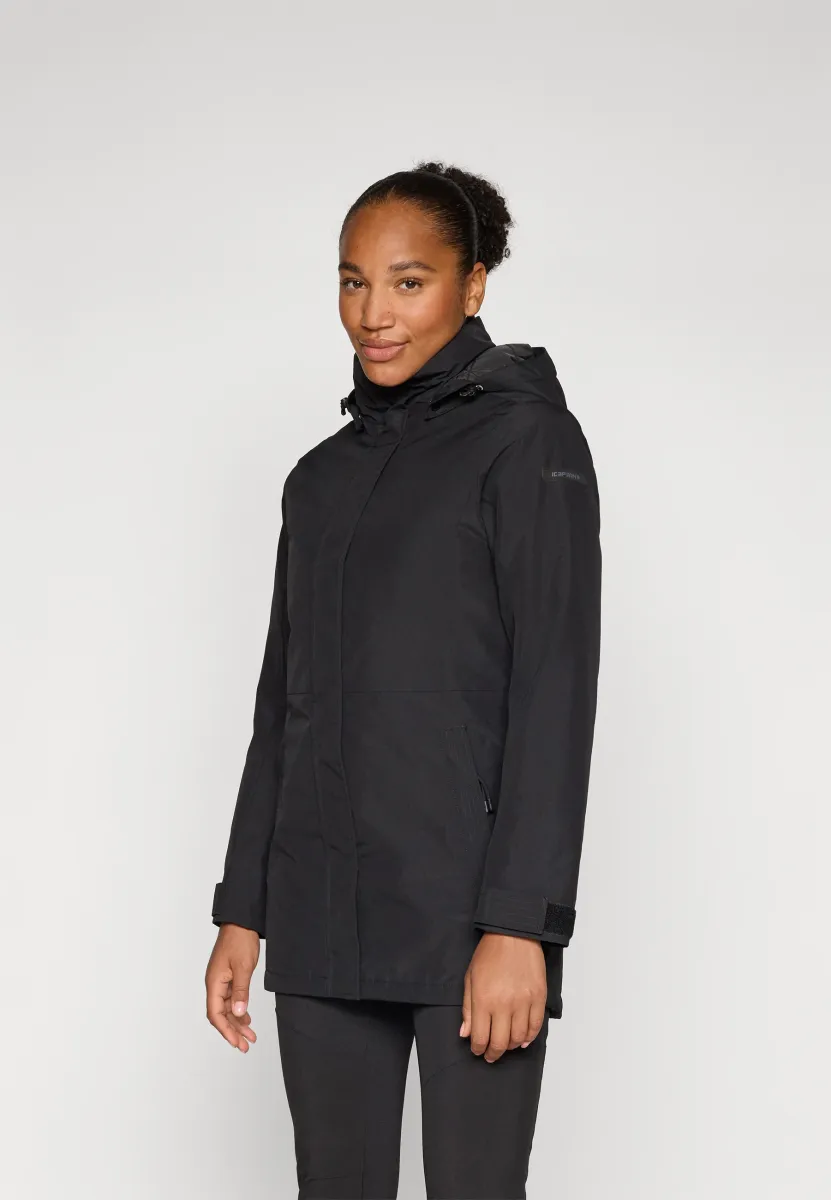 ALNA - Hardshelljacke - basic black