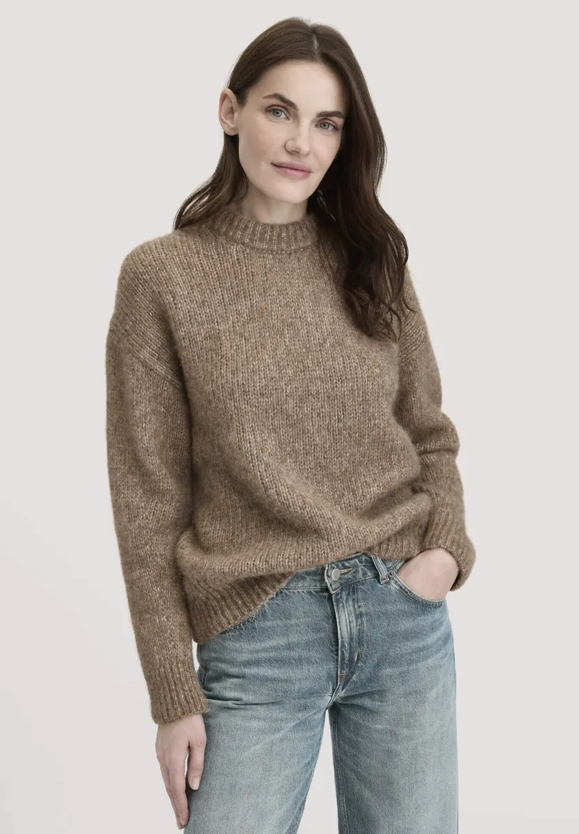 ALPAKA - Strickpullover - naturbeige