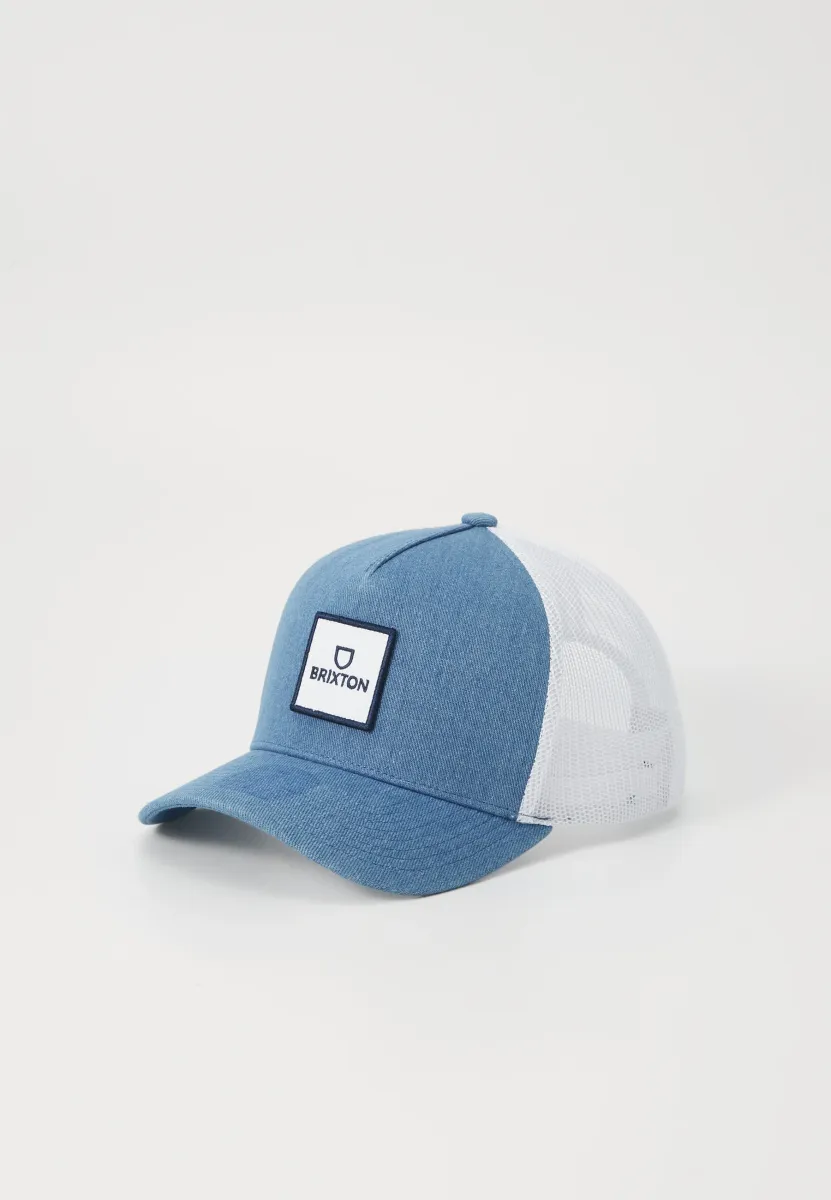 ALPHA BLOCK UNISEX - Cap - denim/white