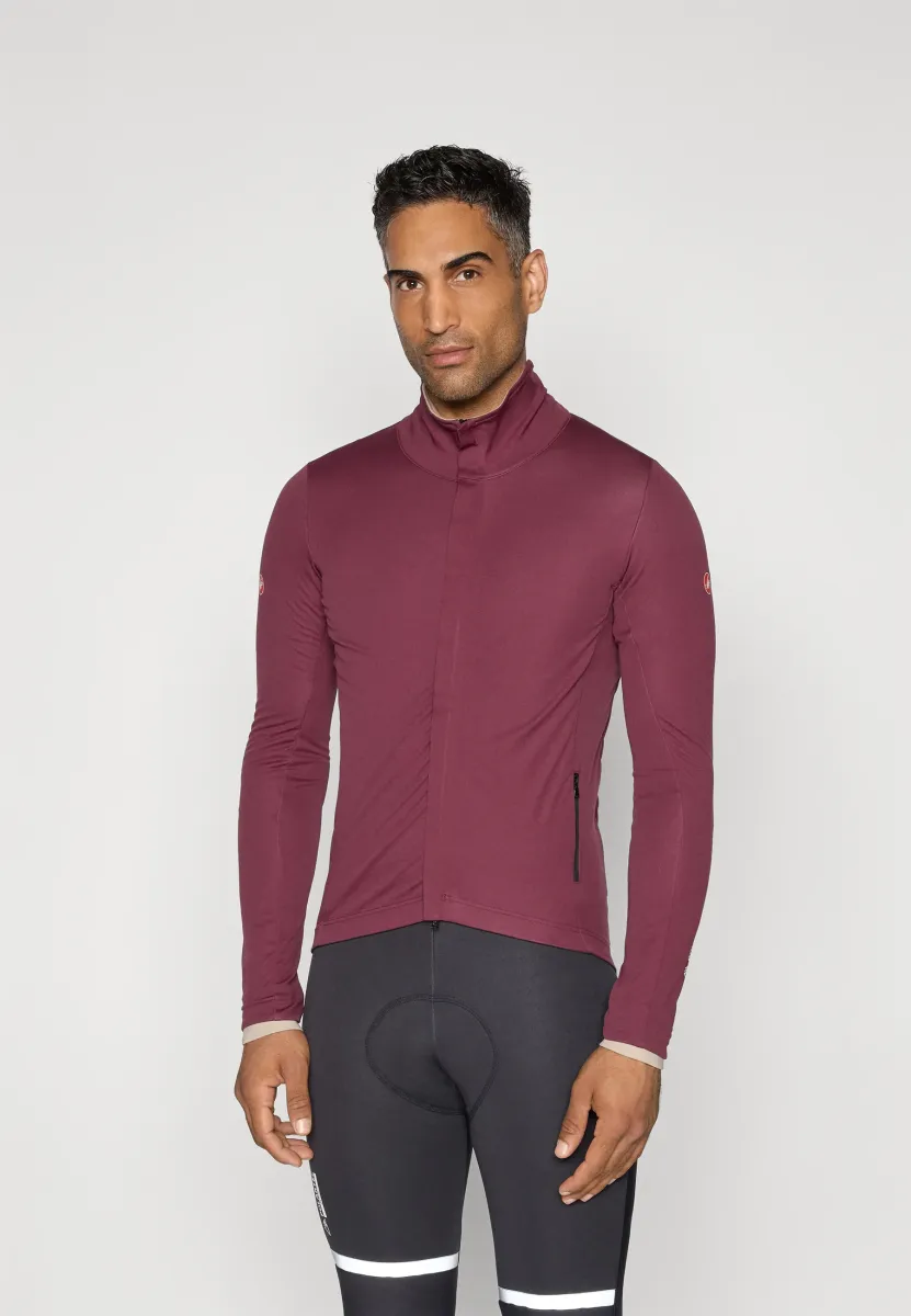 ALPHA JACKET - Cycling-Trikot - deep bordeaux/clay