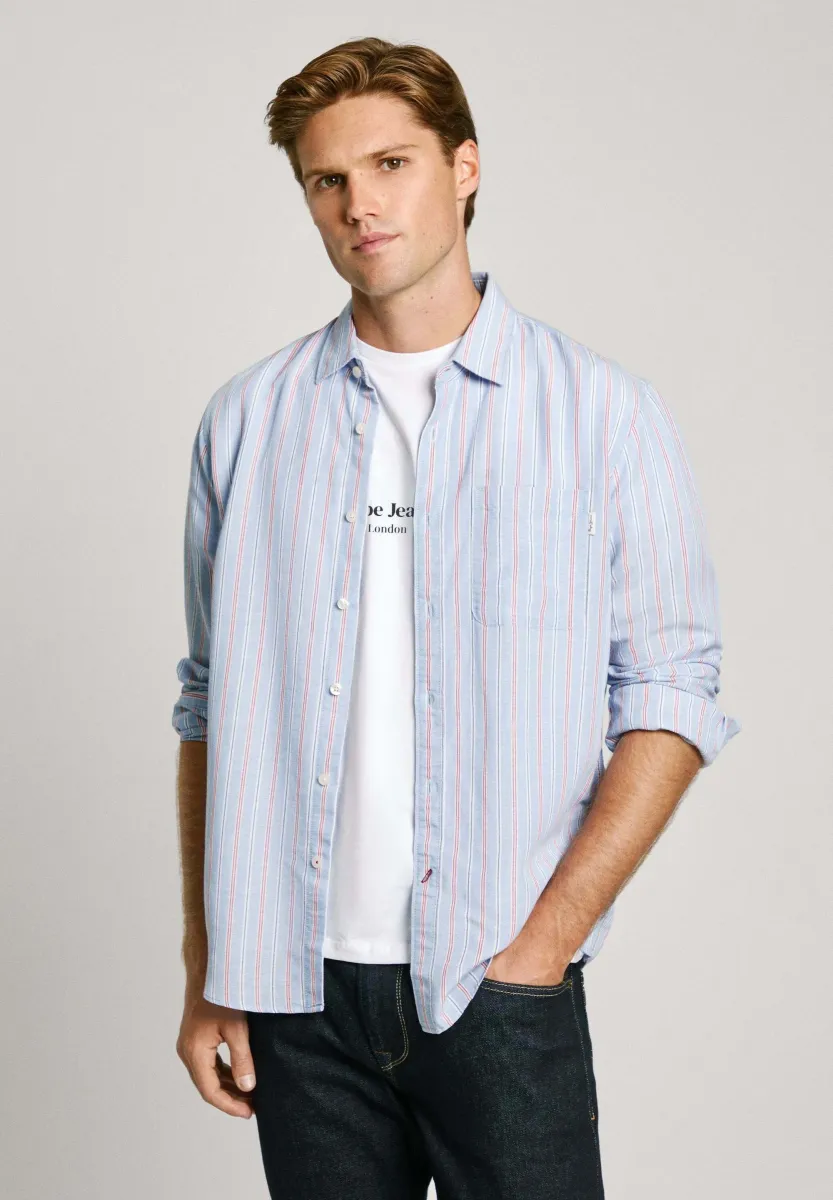 ALPHONSO - Hemd - light thames blue
