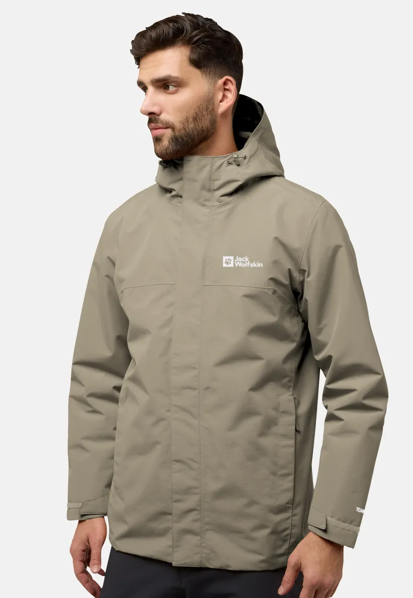 ALTENBERG 3IN1 JKT M - Regenjacke / wasserabweisende Jacke - linen