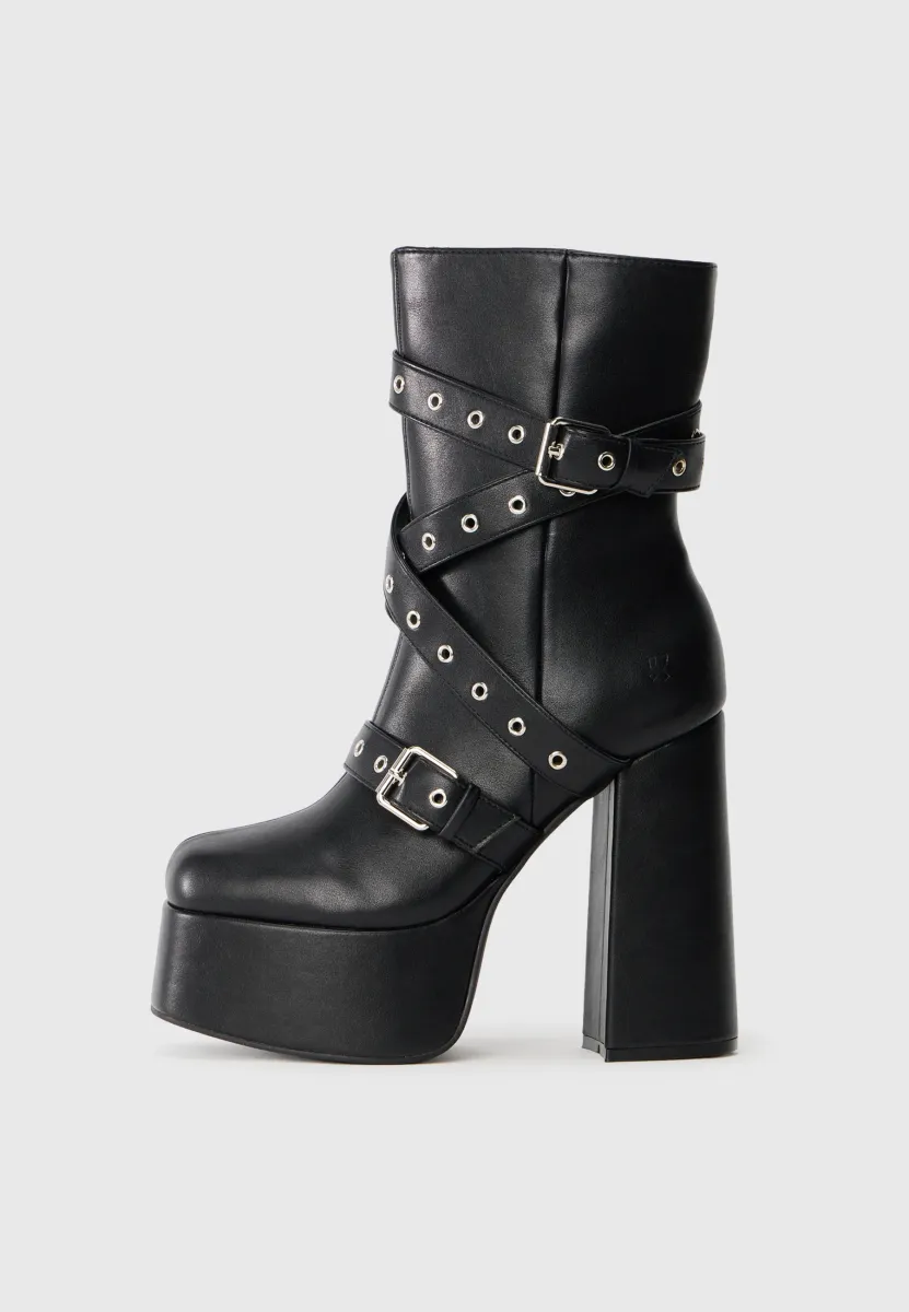 ALTMERI - High Heel Stiefelette - black