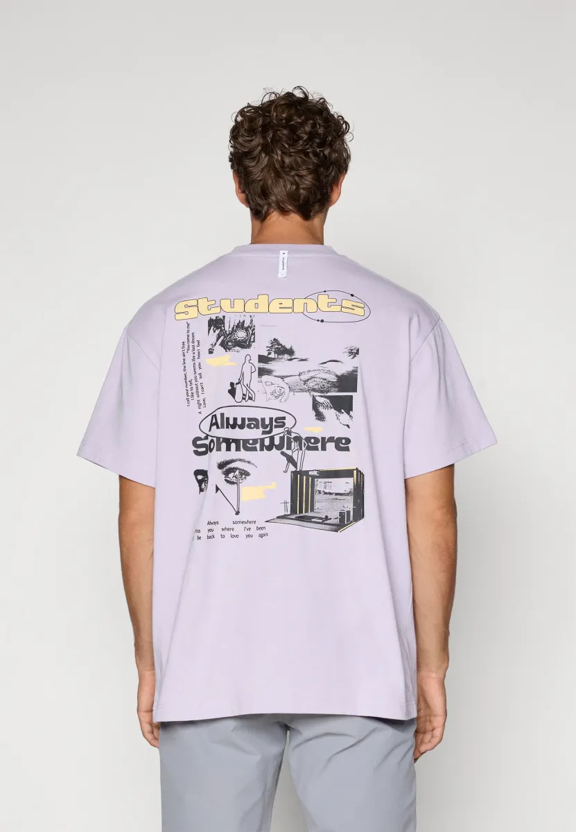 ALWAYS SOMEWHERE - T-Shirt print - wisteria