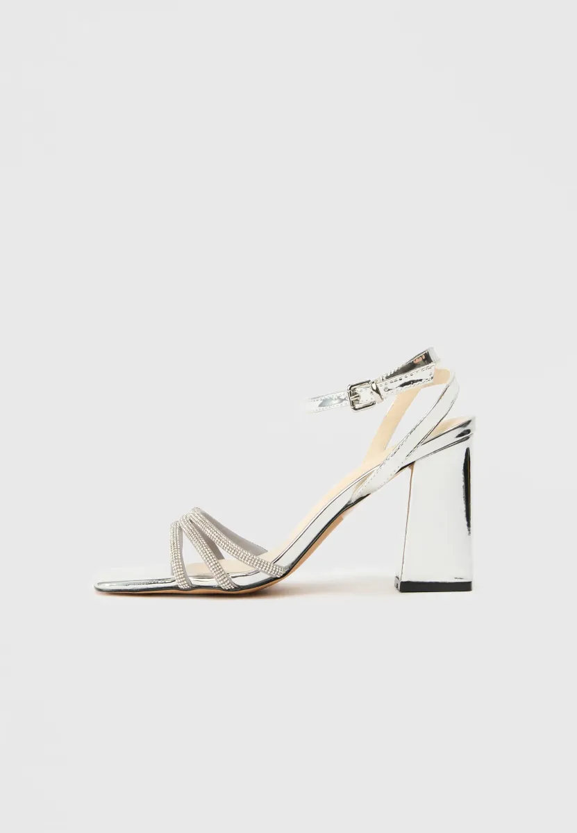ALYX - High Heel Sandalette - silver-coloured