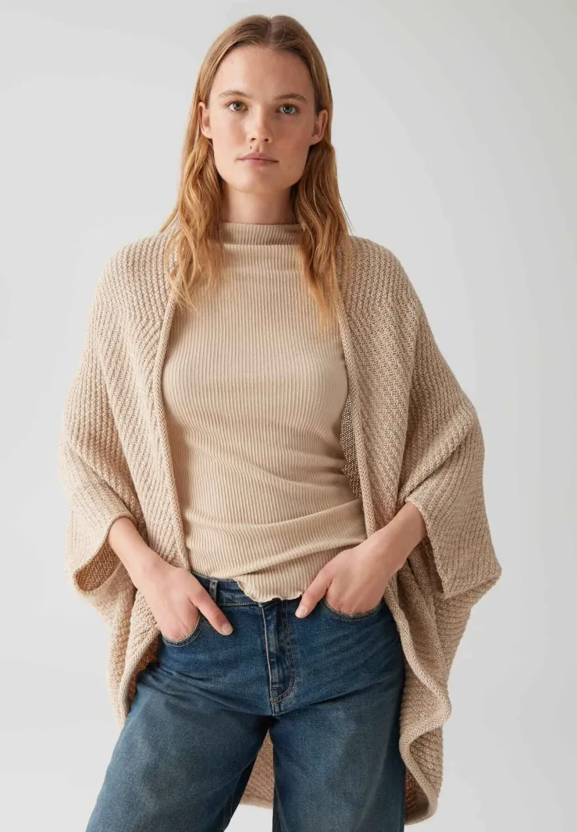 AMARYLLIS STRUCTURED MELANGE - Cape - macadamia