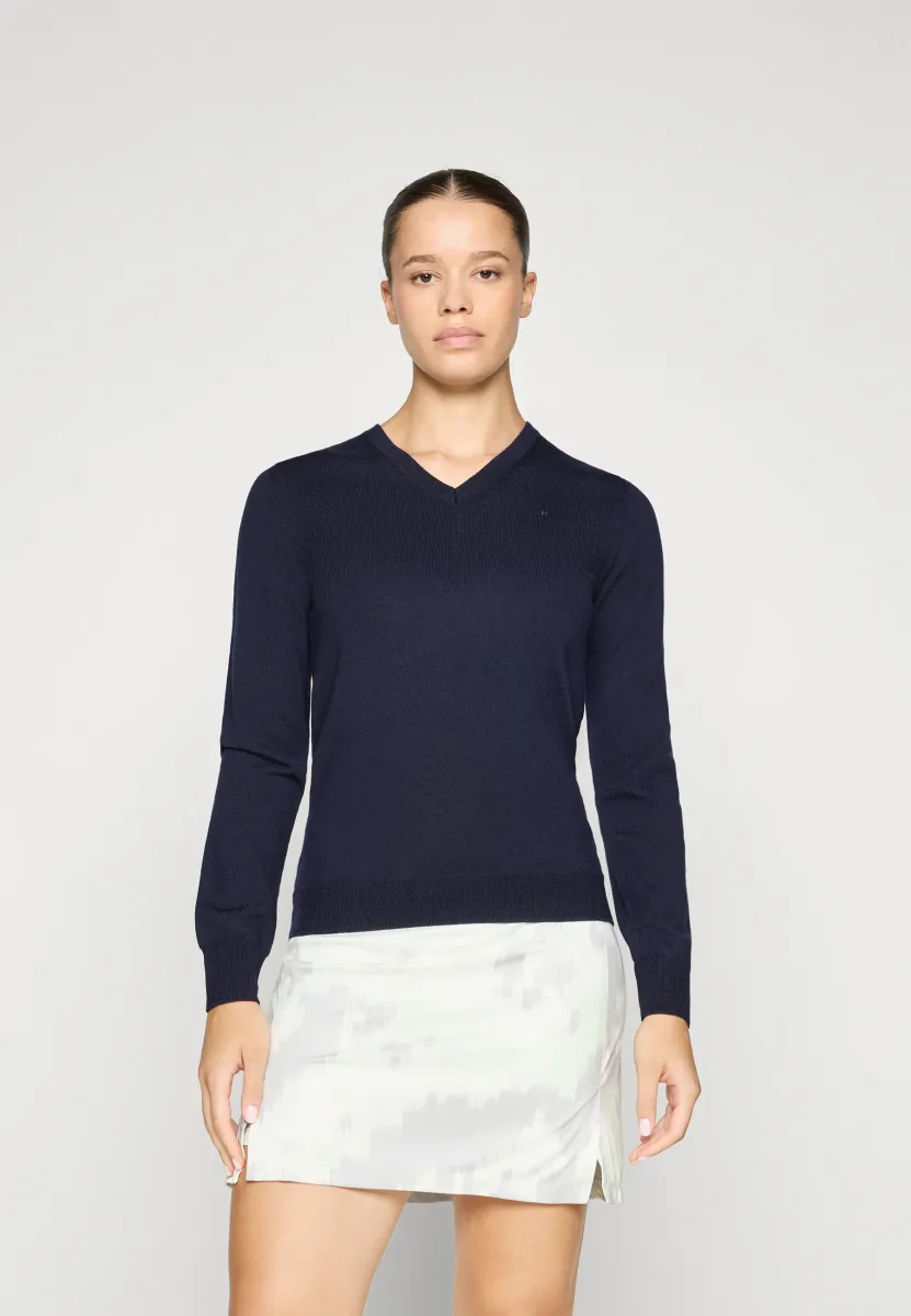 AMAYA SWEATER - Strickpullover - navy