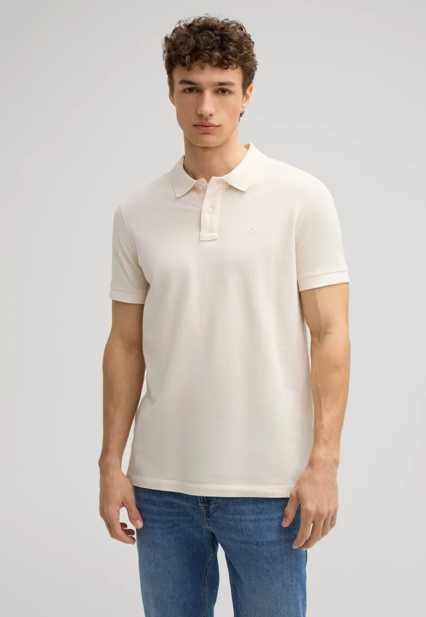 AMBROSIAN - Poloshirt - ecru