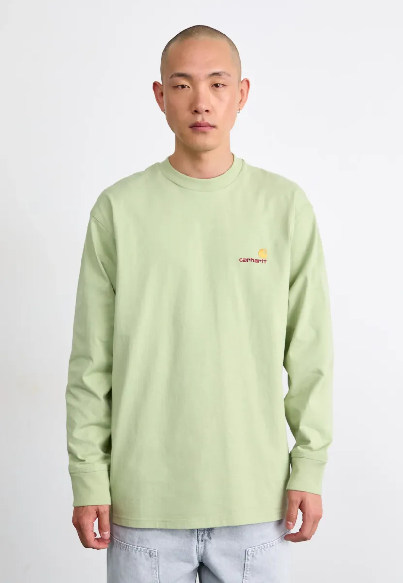 AMERICAN SCRIPT - Langarmshirt - pale olive