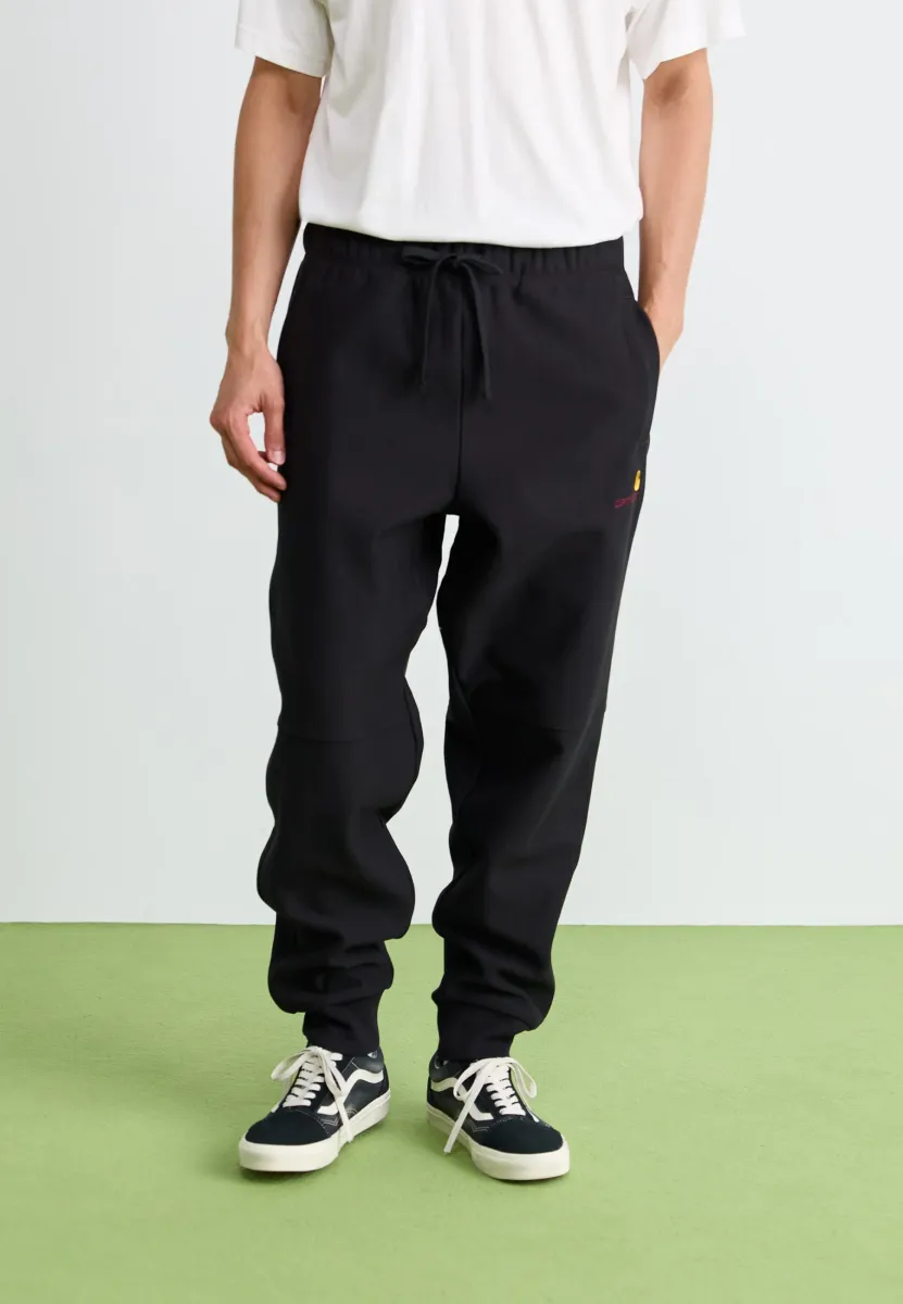 AMERICAN SCRIPT PANT - Jogginghose - black