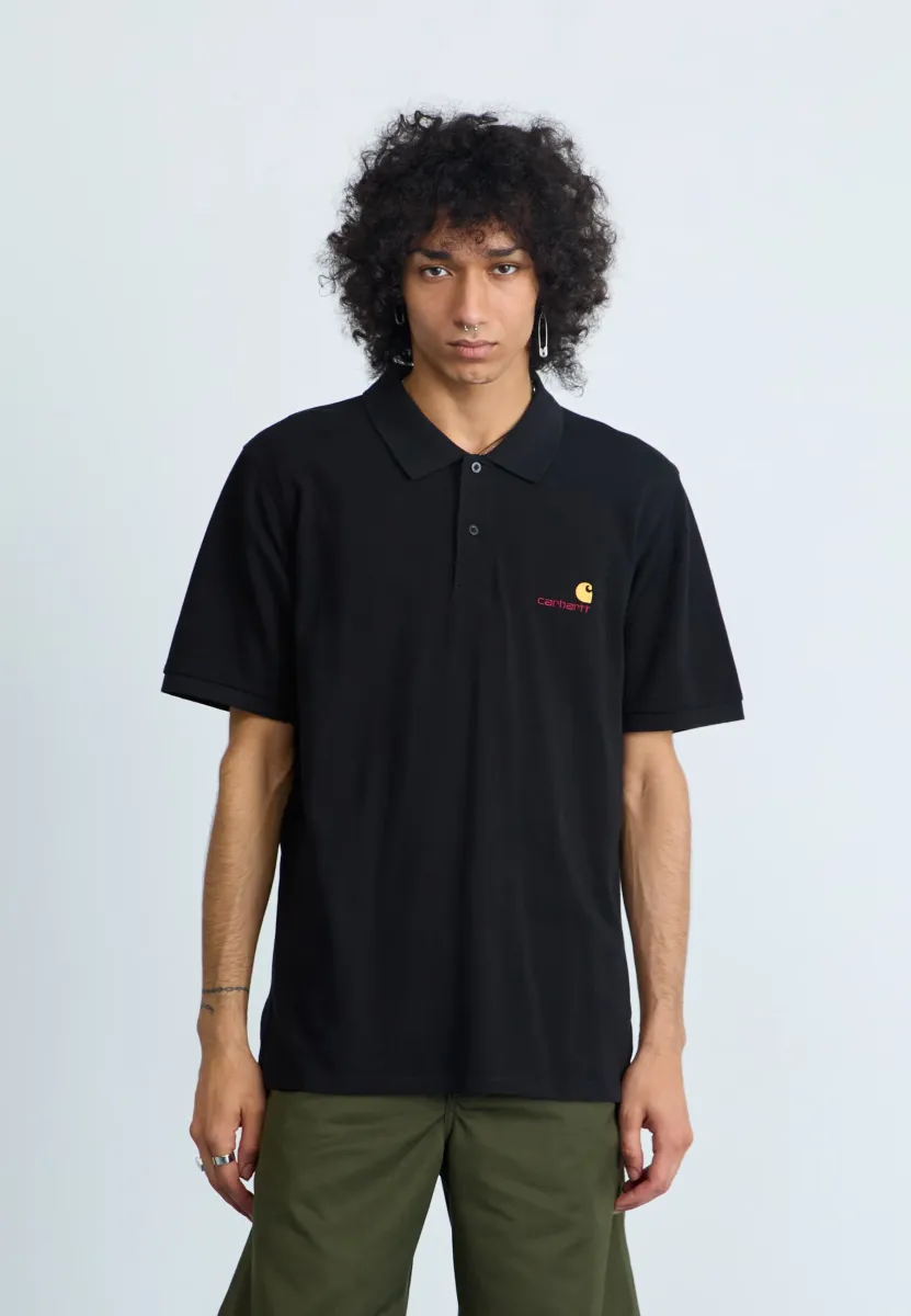 AMERICAN SCRIPT - Poloshirt - black