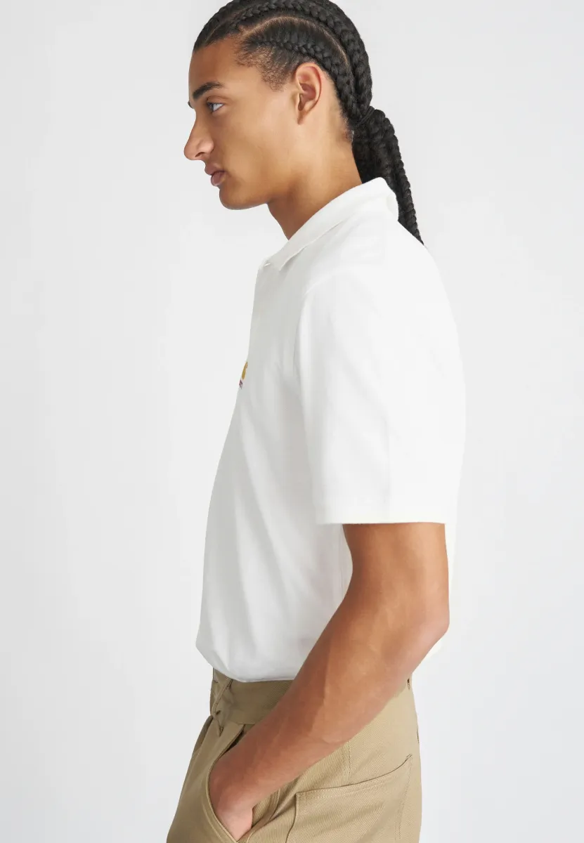 AMERICAN SCRIPT - Poloshirt - white