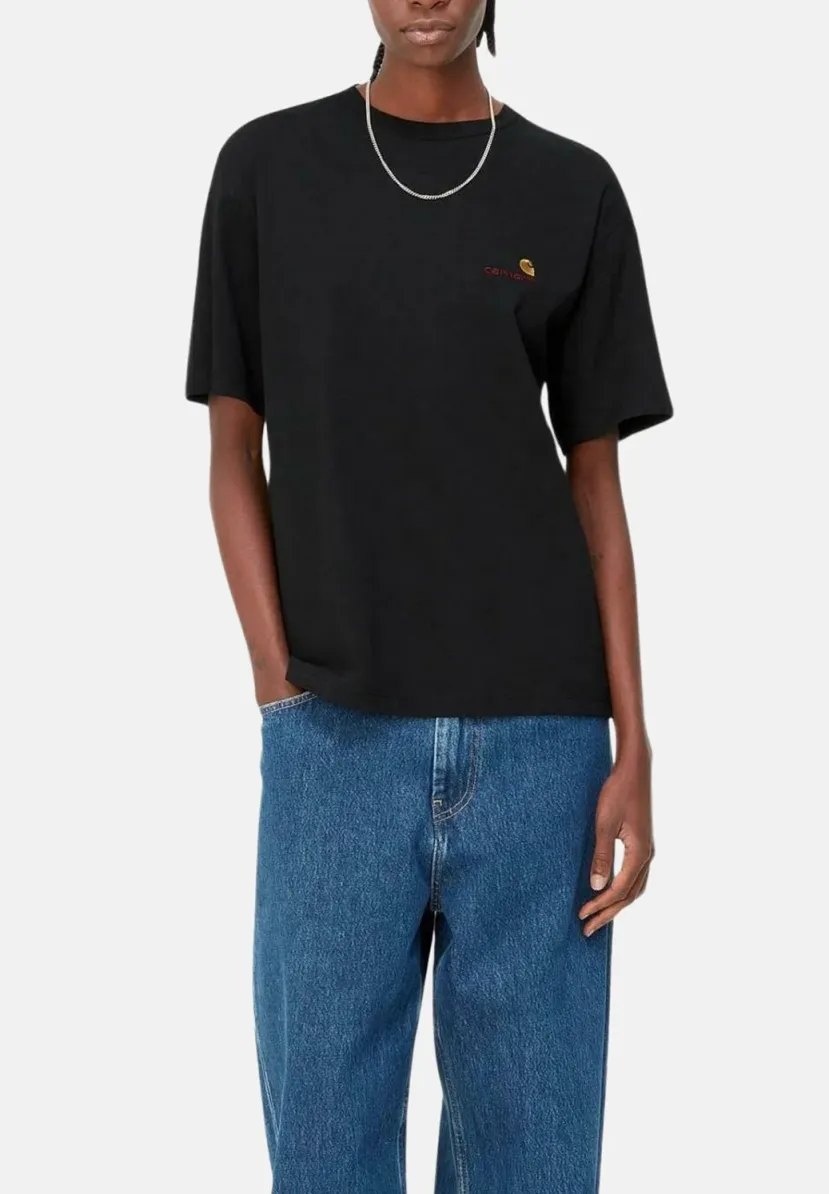 AMERICAN SCRIPT  - T-Shirt basic - black