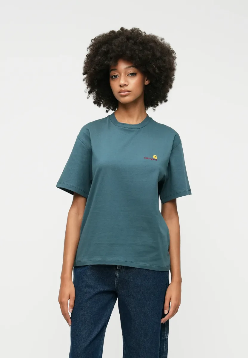 AMERICAN SCRIPT - T-Shirt basic - office blue