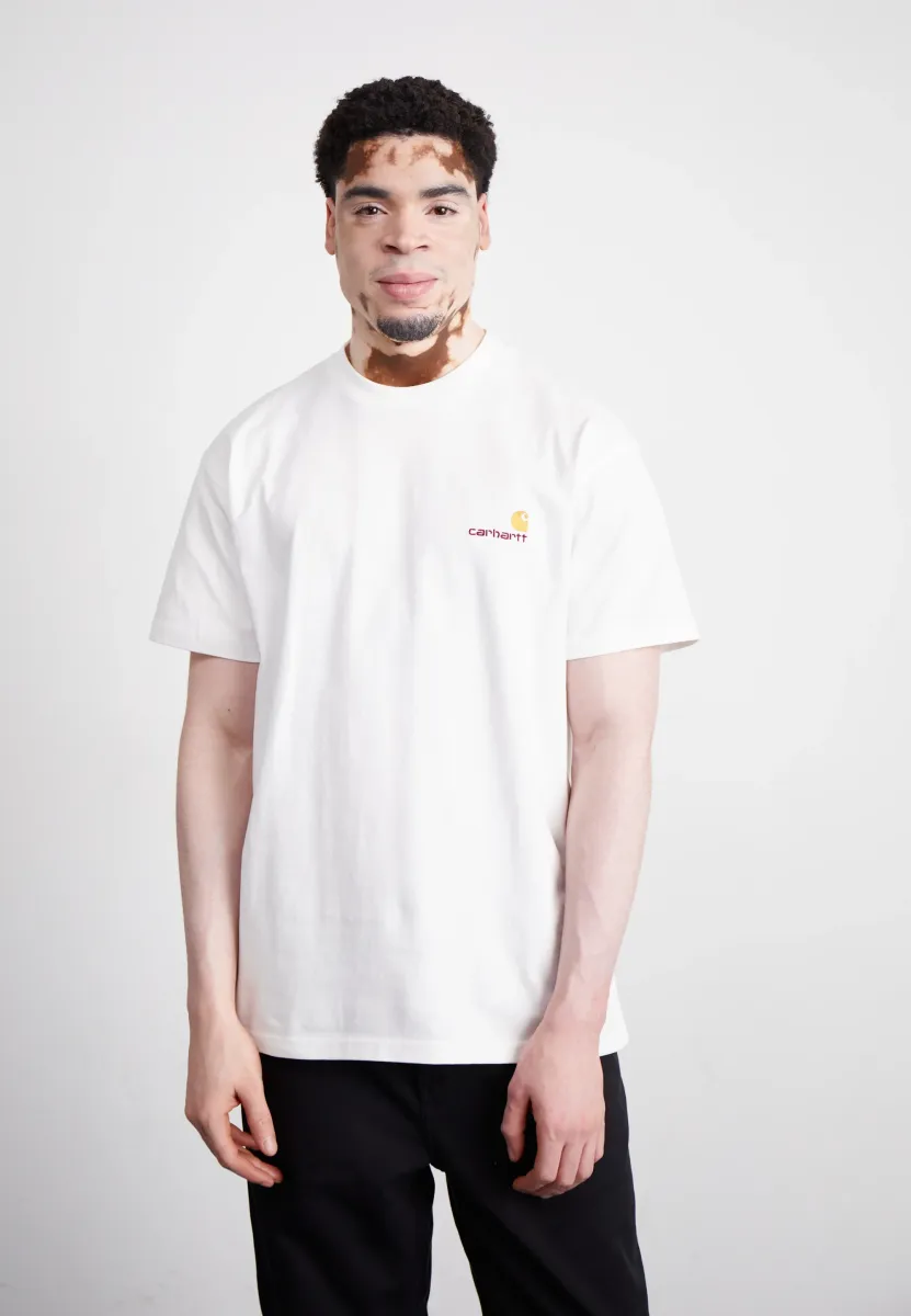 AMERICAN SCRIPT - T-Shirt basic - white