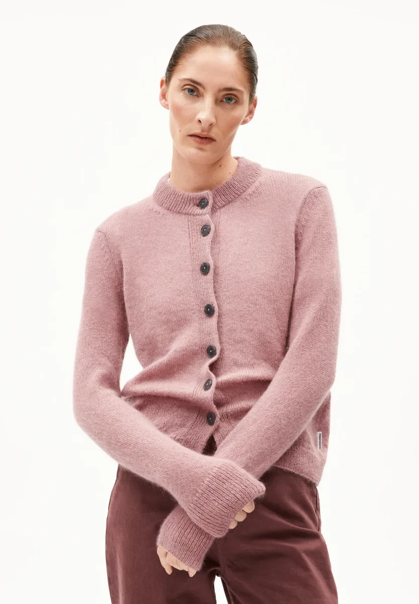AMILDAA - Strickjacke - light berry