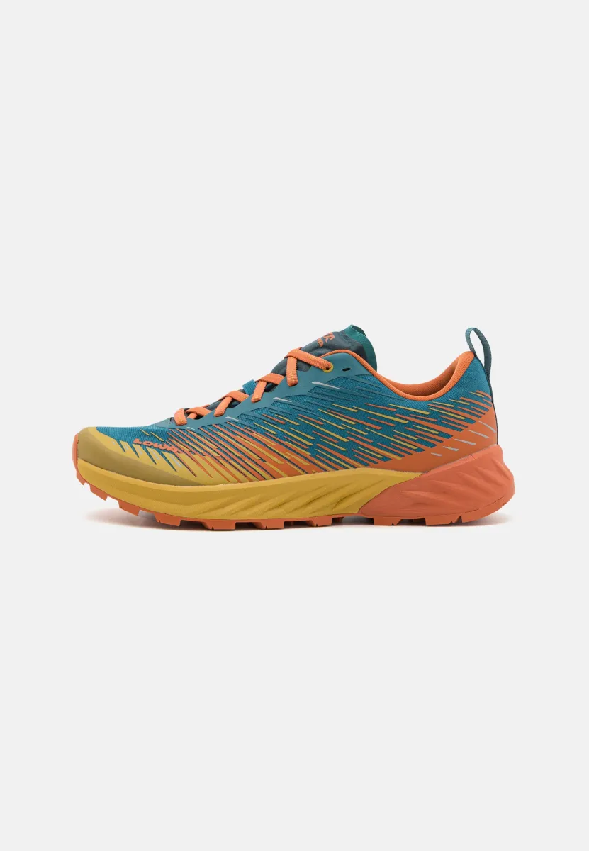 AMPLUX - Laufschuh Trail - rost/petrol