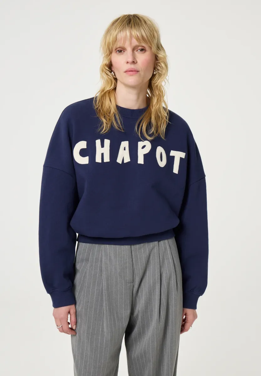 AMY SWEATER - Sweatshirt - after midnight blue