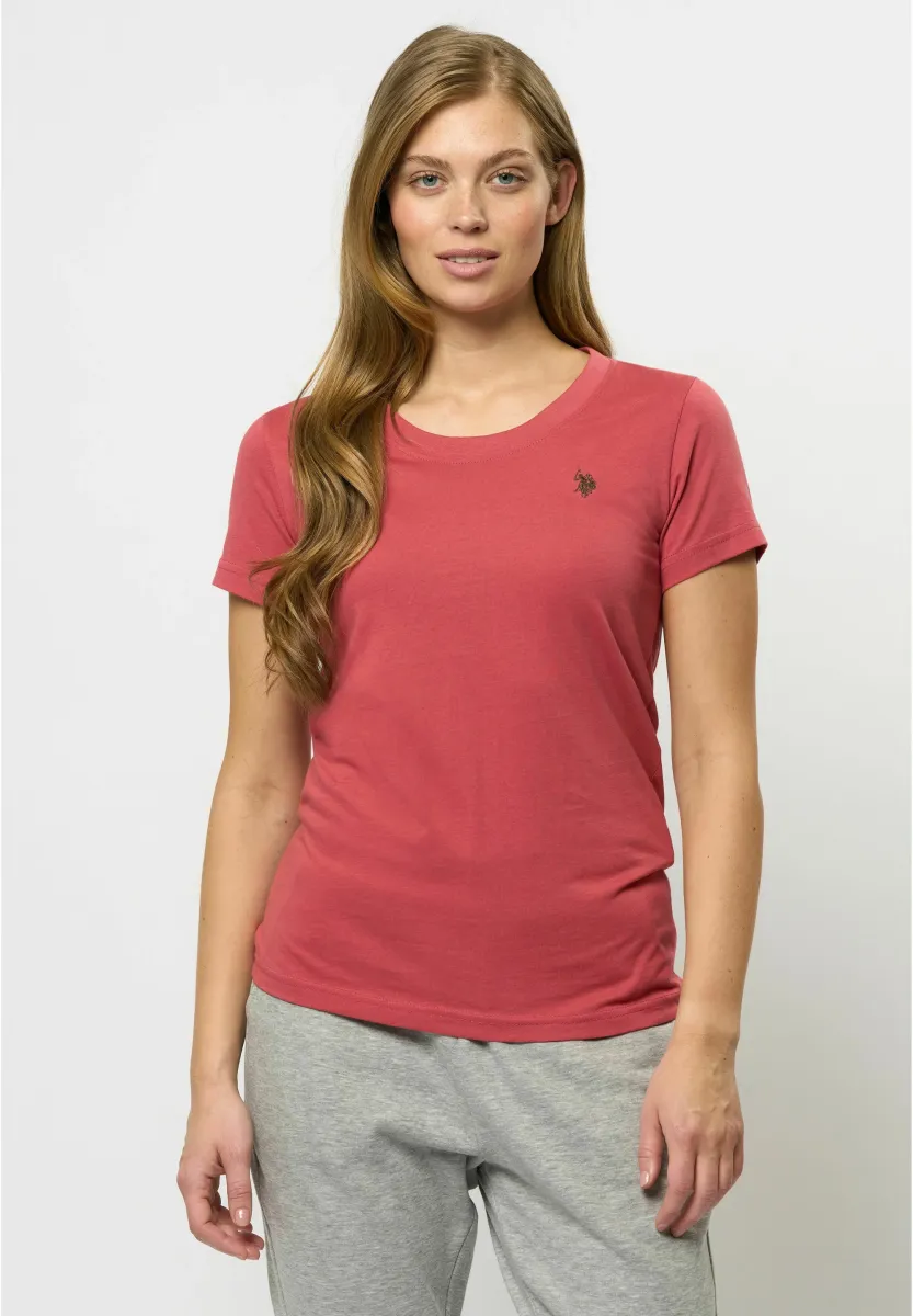AMY - T-Shirt basic - mineral red