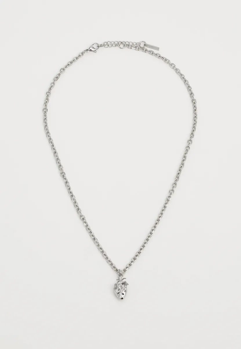 ANATOMIC HEART CHAIN UNISEX - Halskette - silver-coloured