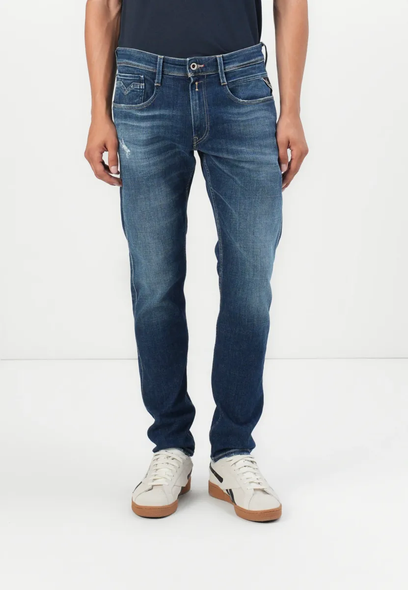 ANBASS PANTS - Jeans Slim Fit - dark blue