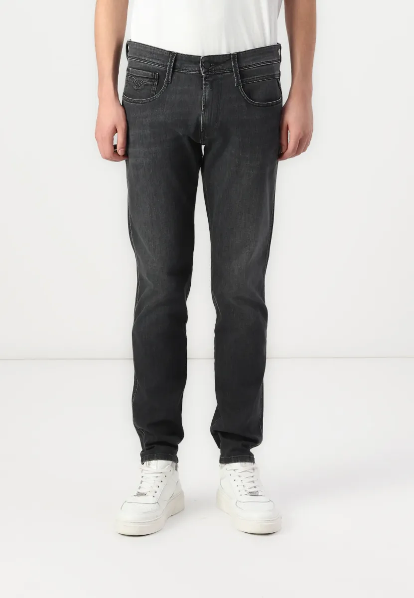 ANBASS PANTS - Jeans Slim Fit - dark grey