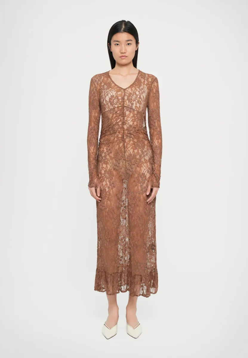 ANDINE - Maxikleid - cognac