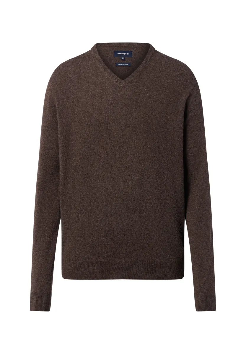ANDREW JAMES  - Strickpullover - schoko