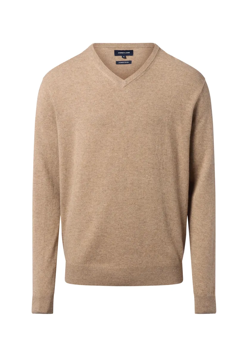 ANDREW JAMES  - Strickpullover - taupe