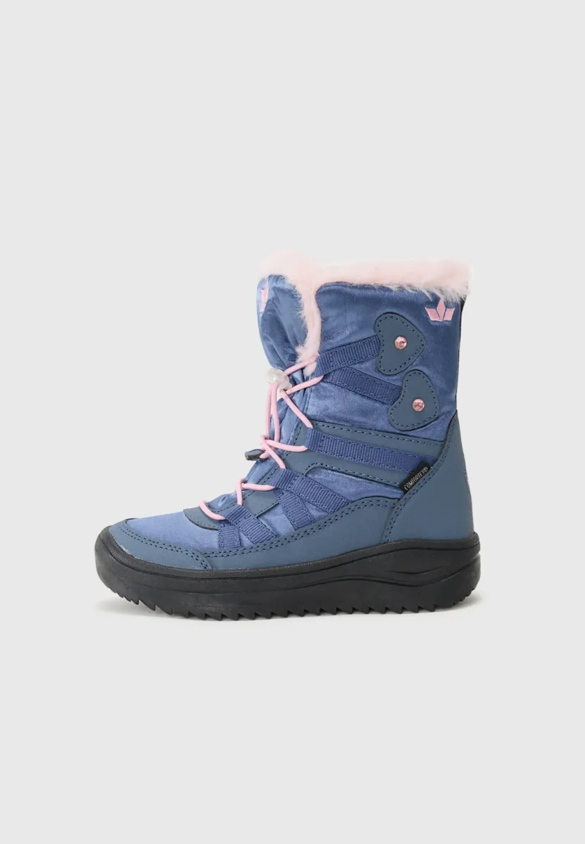 ANETA TEX - Snowboot/Winterstiefel - blue/rose