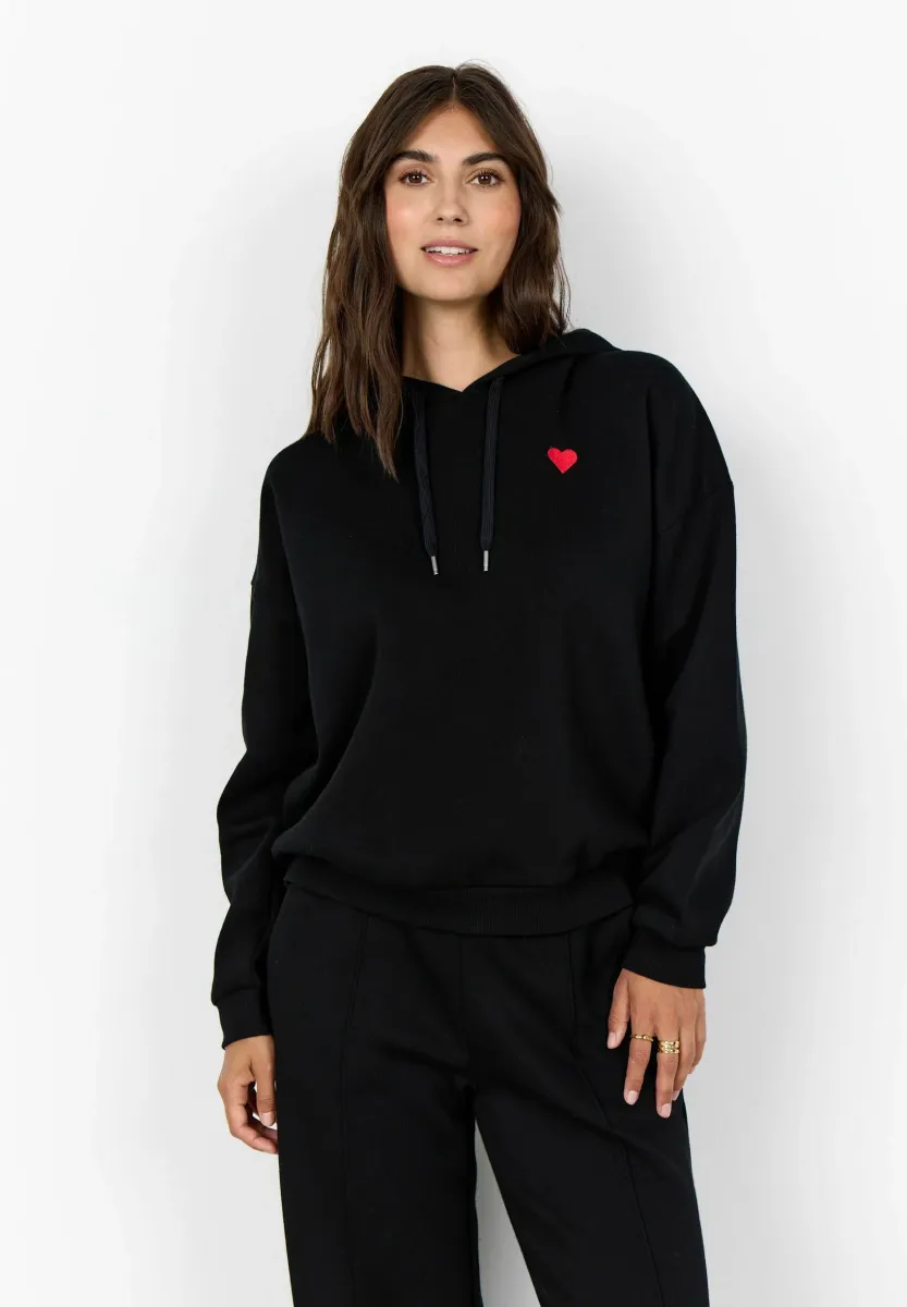ANGELIN - Kapuzenpullover - black