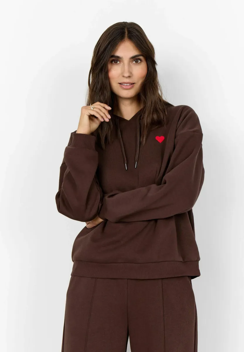 ANGELIN - Kapuzenpullover - hot fudge