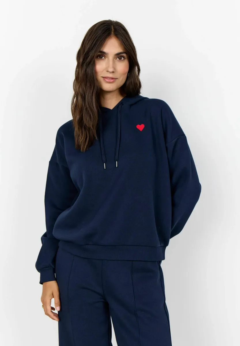 ANGELIN - Kapuzenpullover - navy