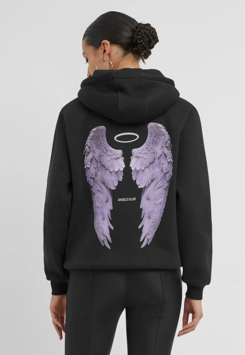 ANGELS CLUB - Kapuzenpullover - black