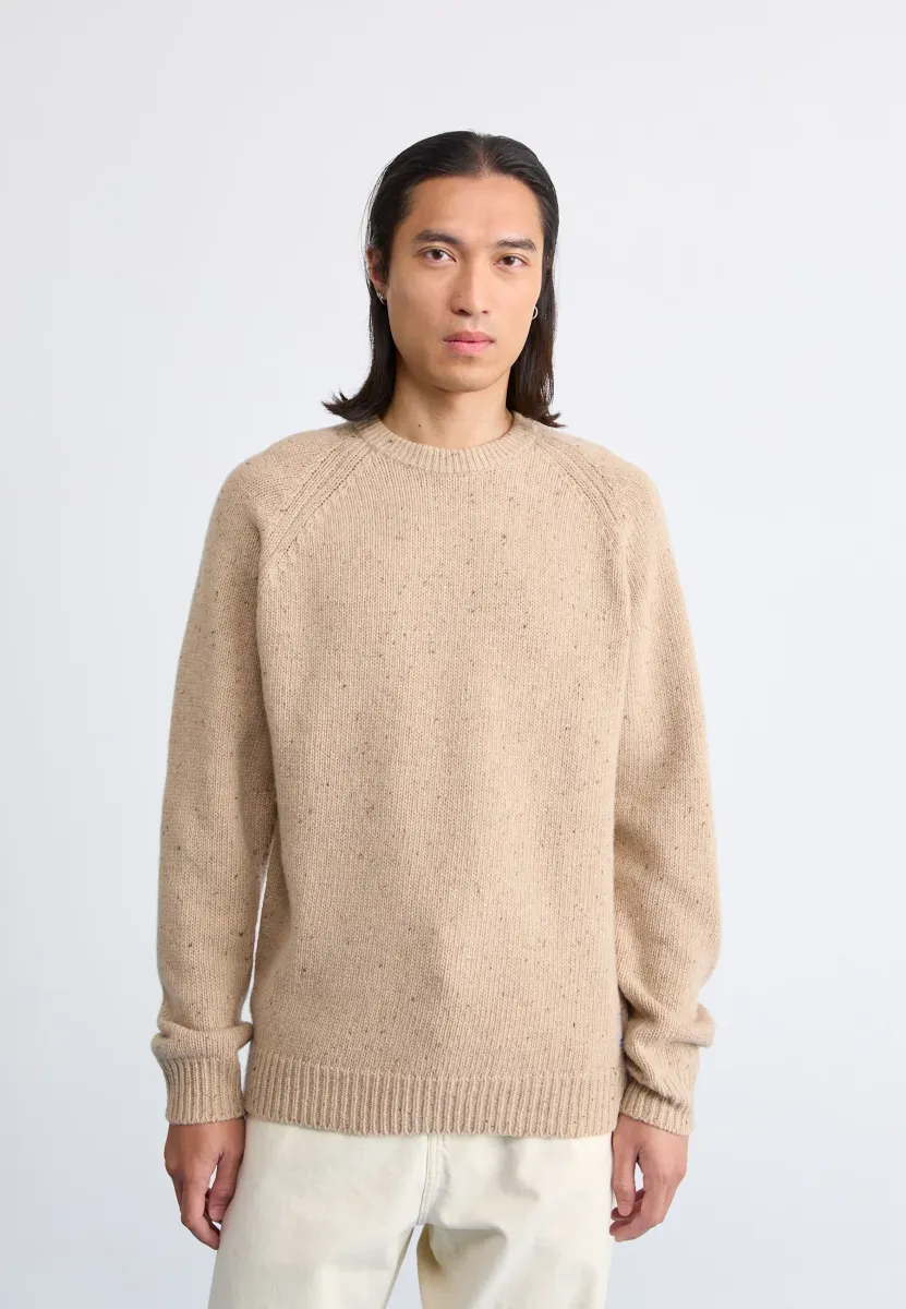 ANGLISTIC - Strickpullover - speckled fleur de sel