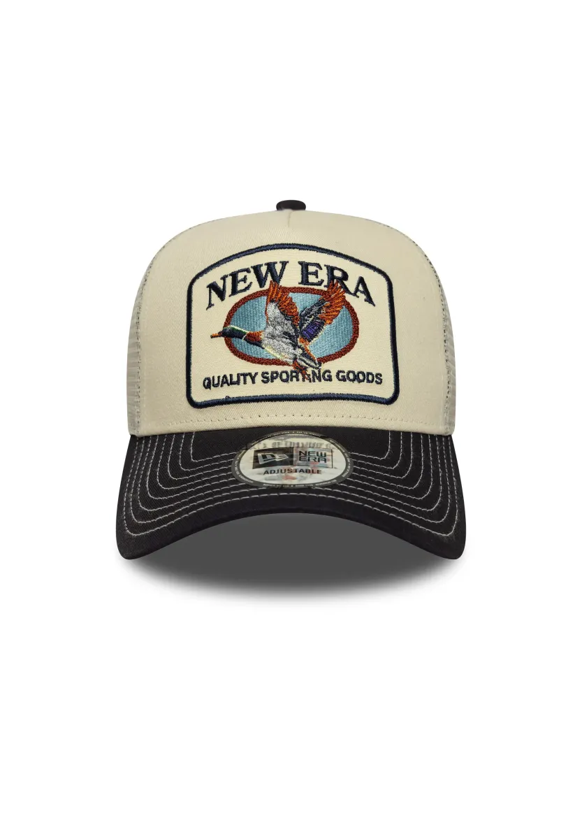 ANIMAL PATCH TRUCKER UNISEX - Cap - navy/beige