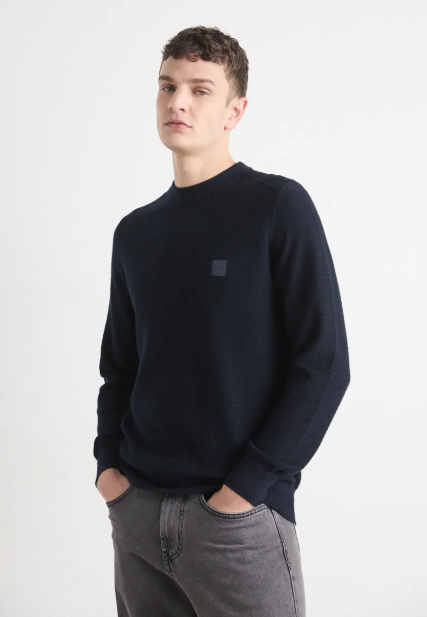 ANION - Strickpullover - dark blue