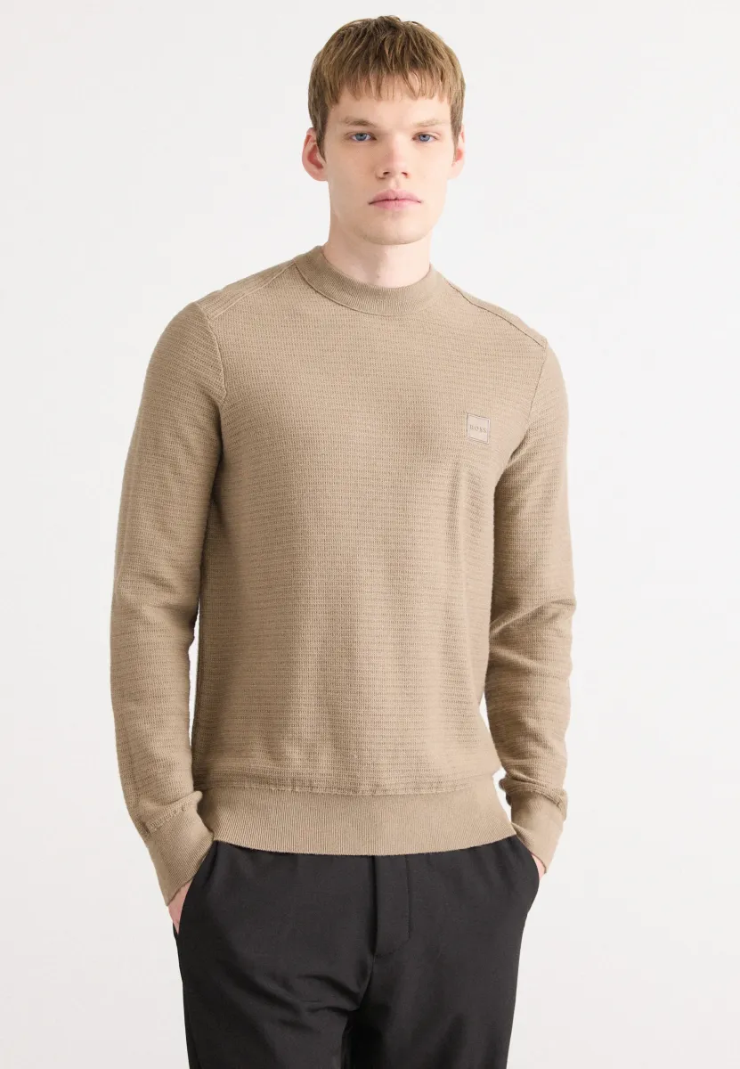 ANION - Strickpullover - open green