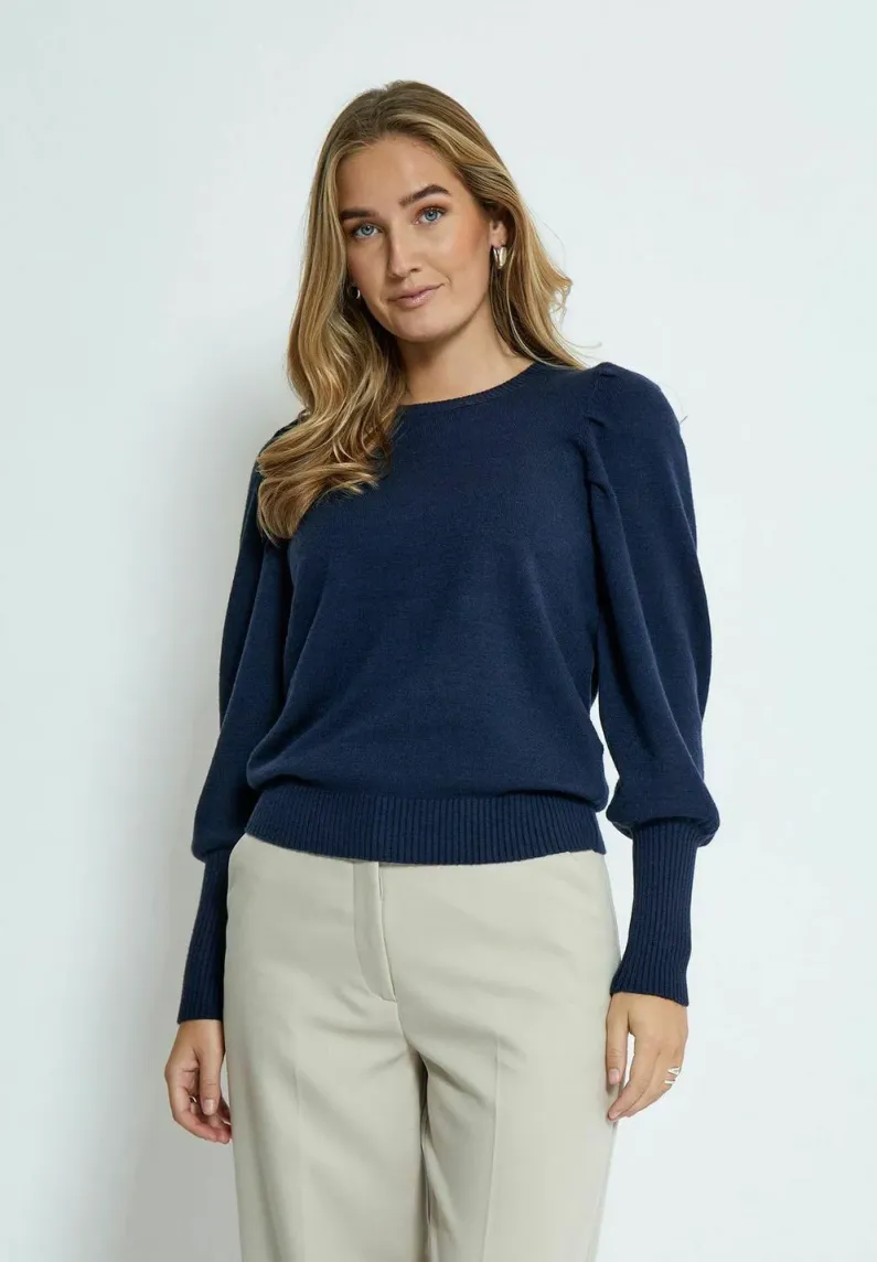 ANISSA - Strickpullover - black iris